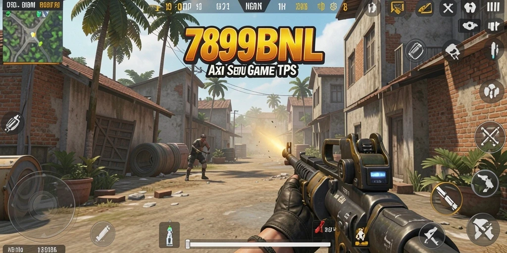 Tampilan gameplay menegangkan dari 789BNL dalam aksi TPS.