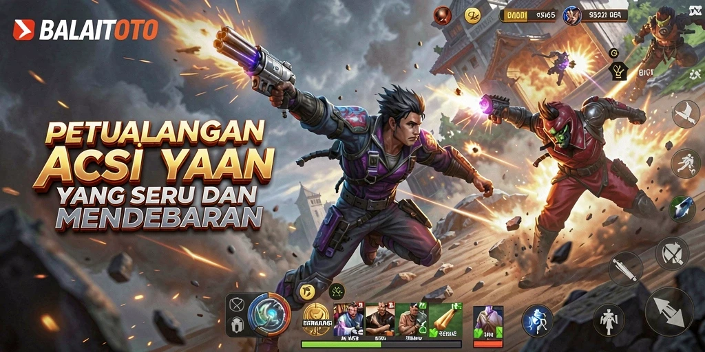 Tampilan gameplay BALAITOTO yang menegangkan dan penuh aksi.