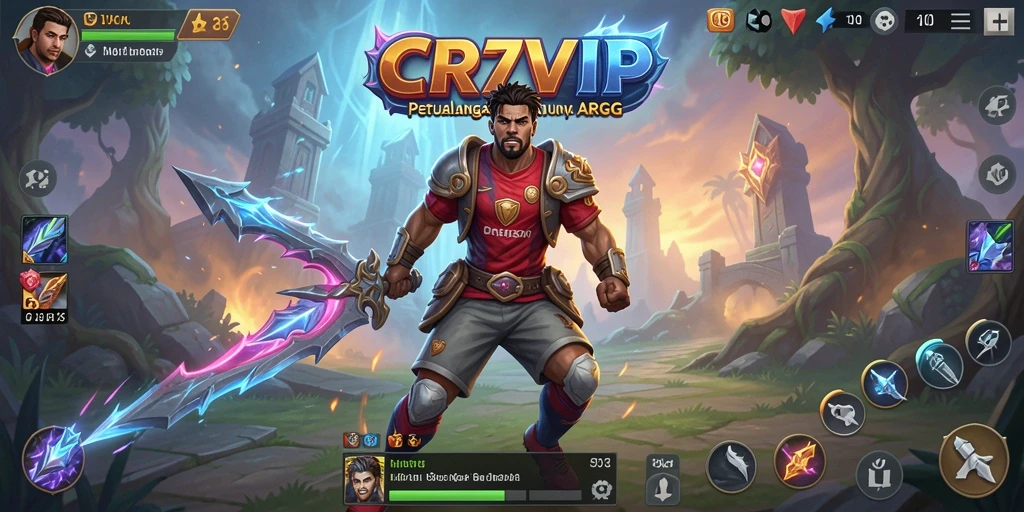 Tampilan gameplay CR7VIP yang menarik dalam aksi ARPG.