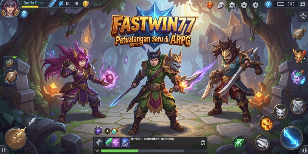 Tangkapan layar utama FASTWIN77 menampilkan aksi seru dalam gameplay ARPG.
