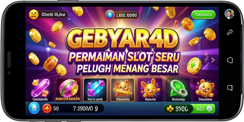 Screenshot utama GEBYAR4D menampilkan gameplay Slot yang menarik.