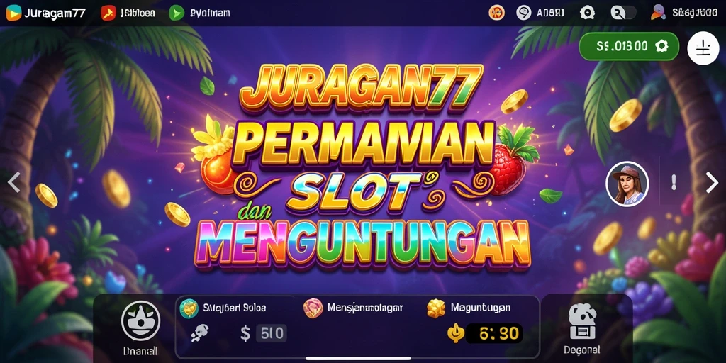 Screenshot gameplay JURAGAN77 menampilkan keseruan bermain slot.