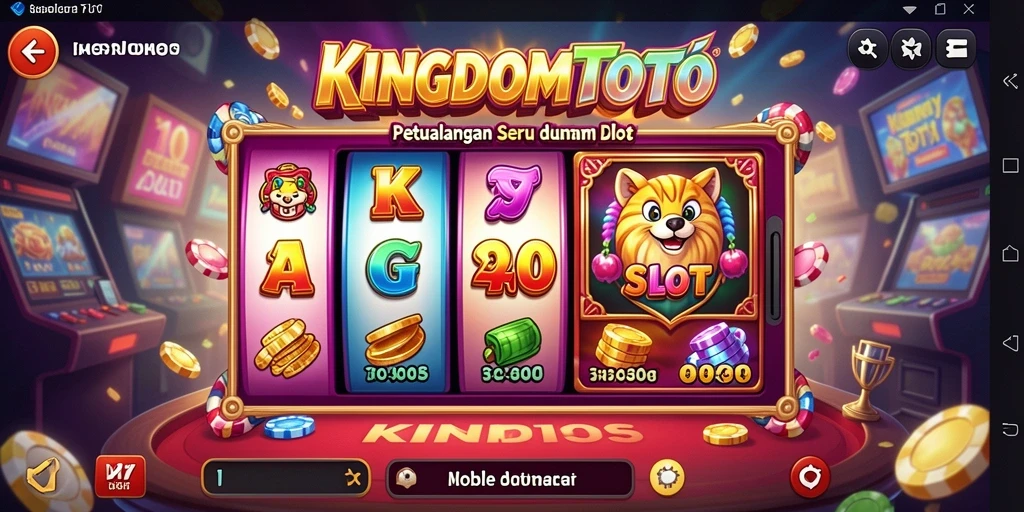 Tampilan gameplay <strong>KINGDOMTOTO</strong> yang menarik dengan fitur slot seru.