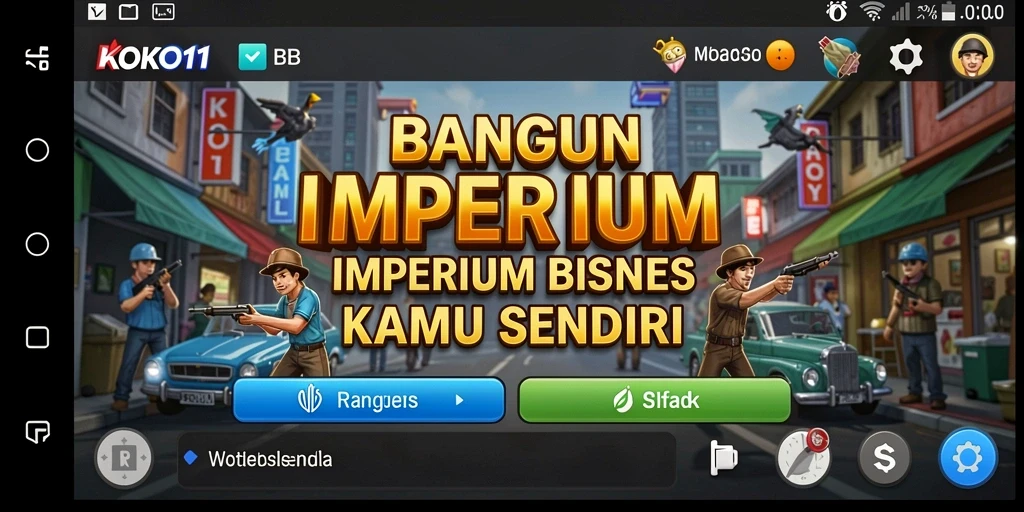 Tangkapan layar gameplay <strong>KOKO11</strong> menampilkan keseruan membangun bisnis Tycoon.
