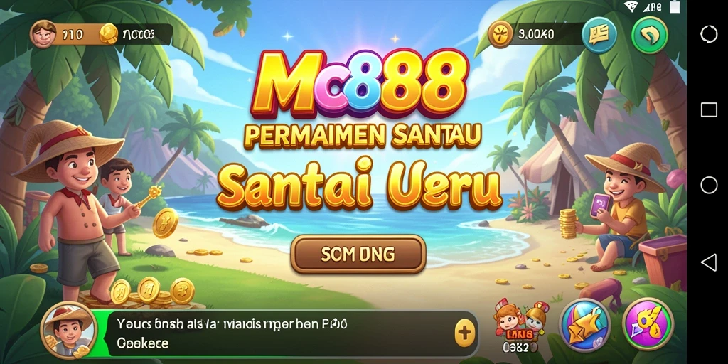 Tampilan gameplay seru dan penuh warna dari MC888.