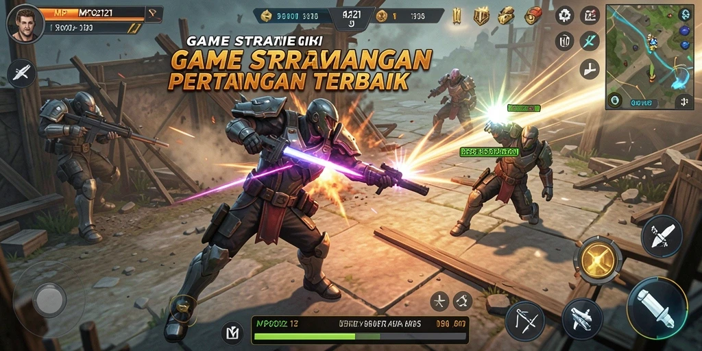 Screenshot gameplay SLG yang menunjukkan pertempuran seru dan strategi cerdas.