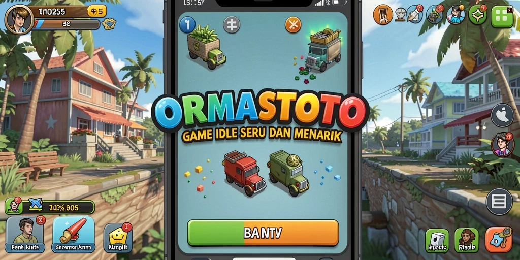 Gameplay Idle menarik dalam ORMASTOTO yang menawan.