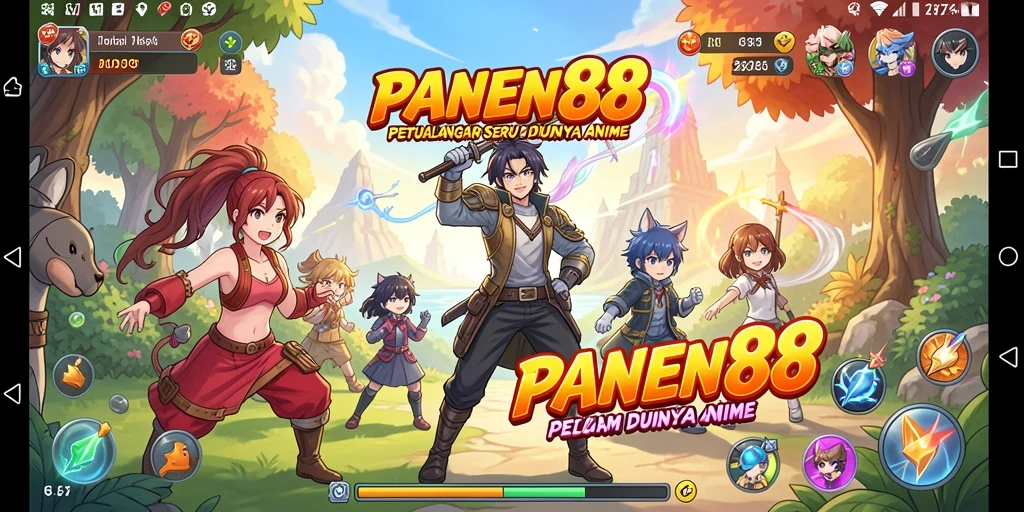 Tampilan gameplay seru dan penuh aksi dalam PANEN88.
